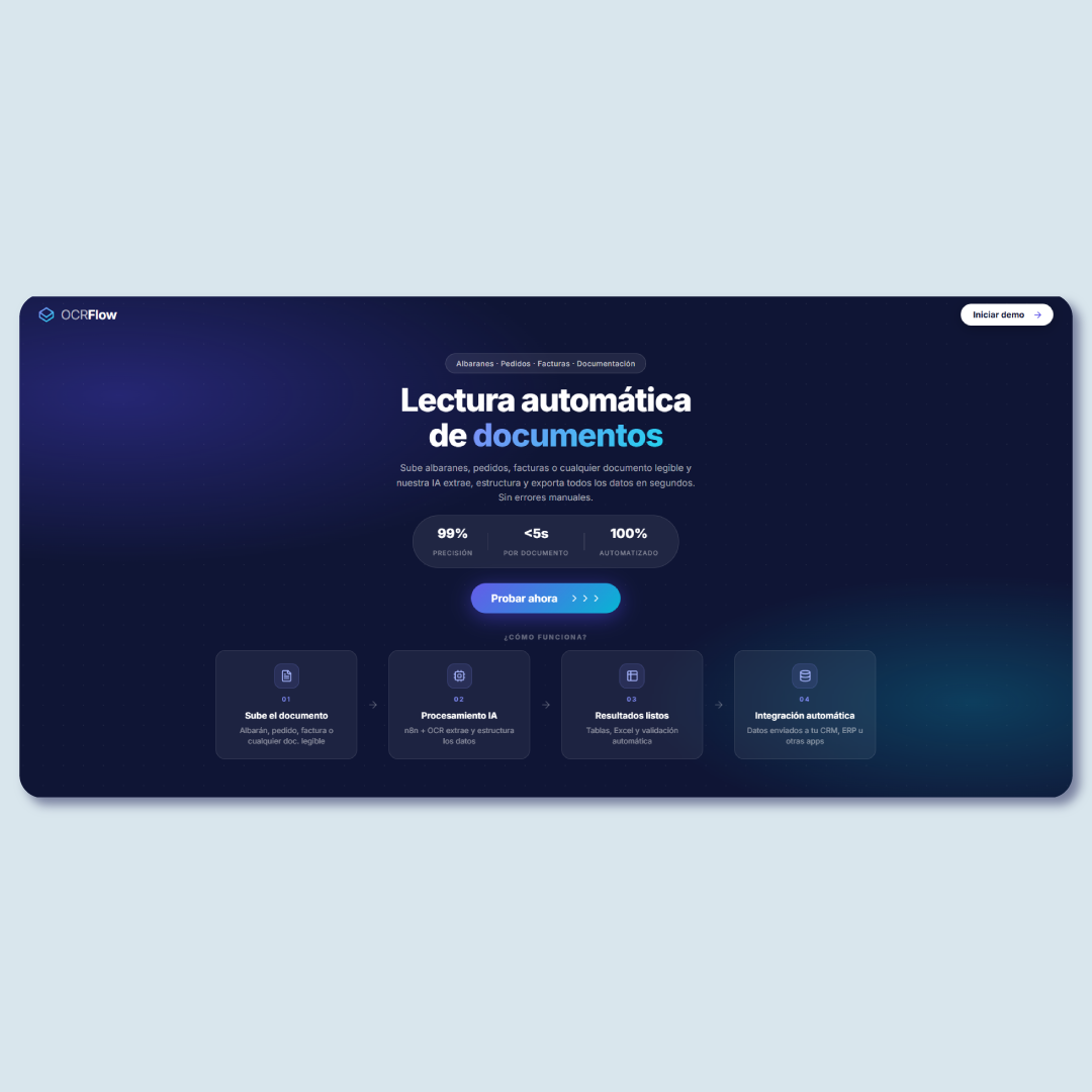Preview de Lectura automática de documentos