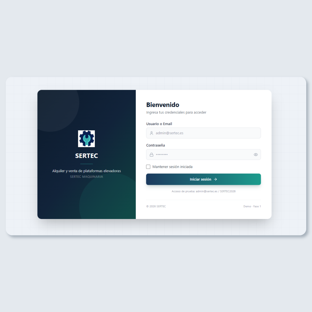 Preview de Web empresarial + Chatbot